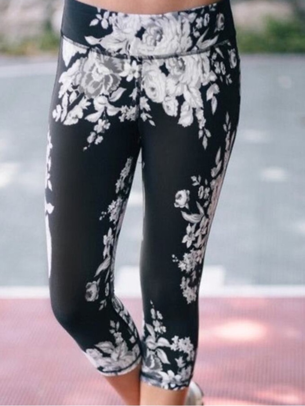 Albion Fit Antigua Slate Crop Leggings - Picture 2 of 7
